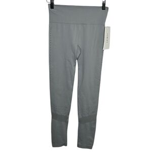 New Varley Justin Silver Grey Mid Rise 7/8 Leggings Women Size S